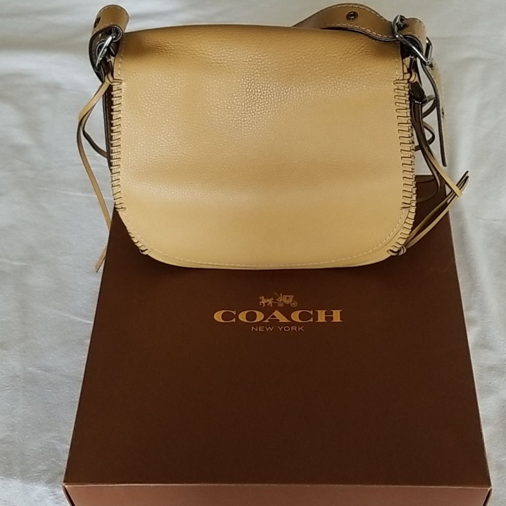 Authentic Coach Pebble Leather Handbag